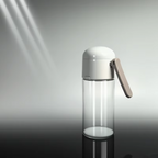 وعاء توابل زجاجي عَصري وأنيق – ملاحة بغطاء محكم 