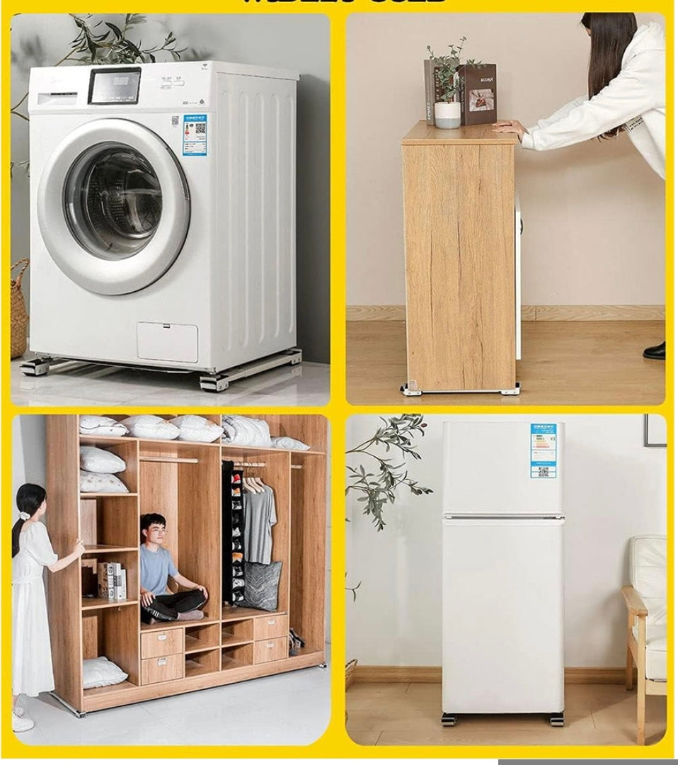 قاعدة متحركة للغسالة والثلاجة (Support mobile machine à laver &amp; réfrigérateur) 